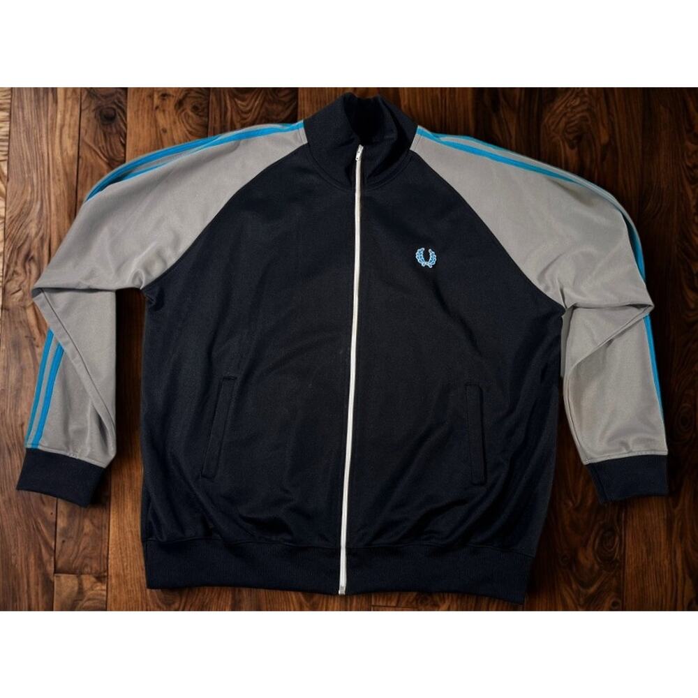 Fred Perry Track Jacket Mens 2XL Full Zip Portugal Laurel Wreath Vintage